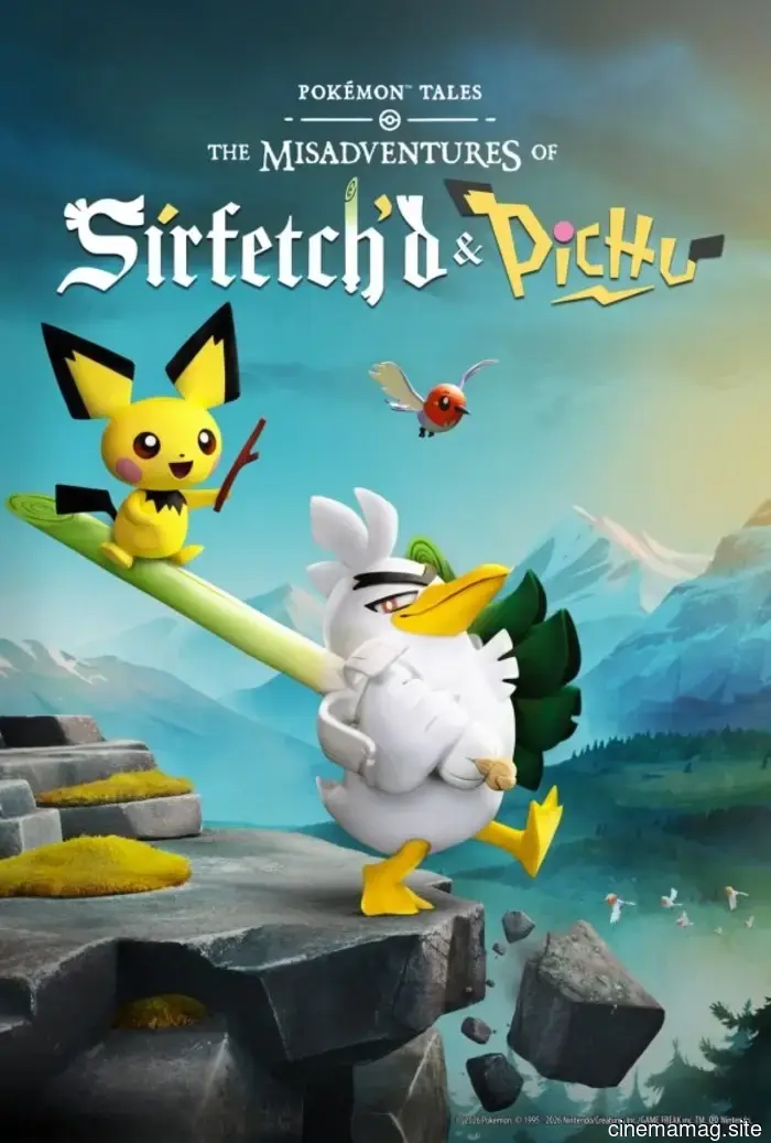 Покемон и Aardman представляют Pokémon Tales: Невероятные приключения Sirfetch’d и Pichu в серии анимации покадровой съемки