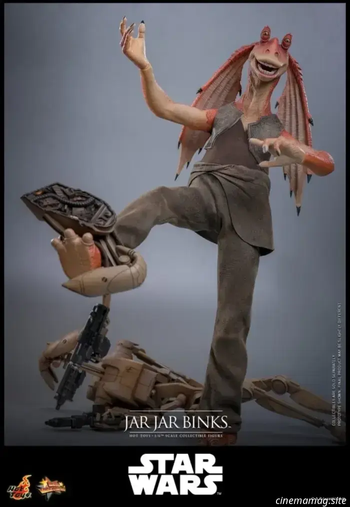 Джар Джар Бинкс присоединился к коллекции шестимасштабных фигурок Hot Toys из "Звездных войн"