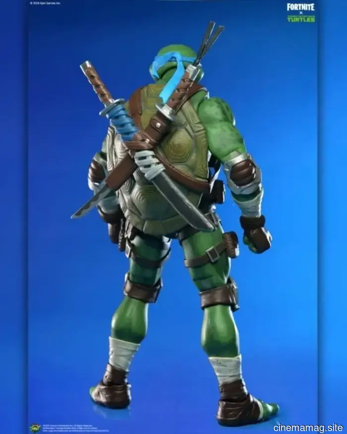 Leonardo e Raffaello si uniscono alla linea di action figure Fortnite x Teenage Mutant Ninja Turtles di NECA.
