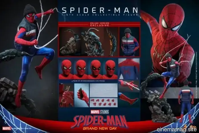 Spider-Man: Brand New Day figura de sexta escala presentada por Hot Toys