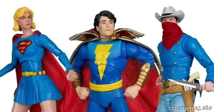 McFarlane has revealed new action figures for Supergirl, Shazam!, and Vigilante from the DC Multiverse.