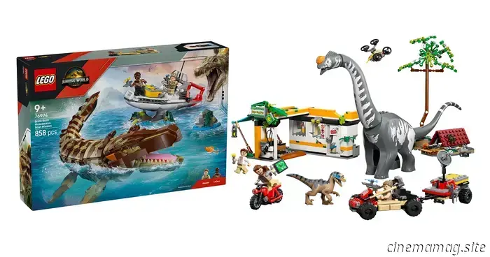 Revelados los sets de LEGO Jurassic World: Rebirth antes del lanzamiento en julio