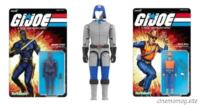 Reveals for Wave 3 of Super 7's G.I. Joe Reaction+ feature Arctic Cobra Commander and Cartoon Snake Eyes.