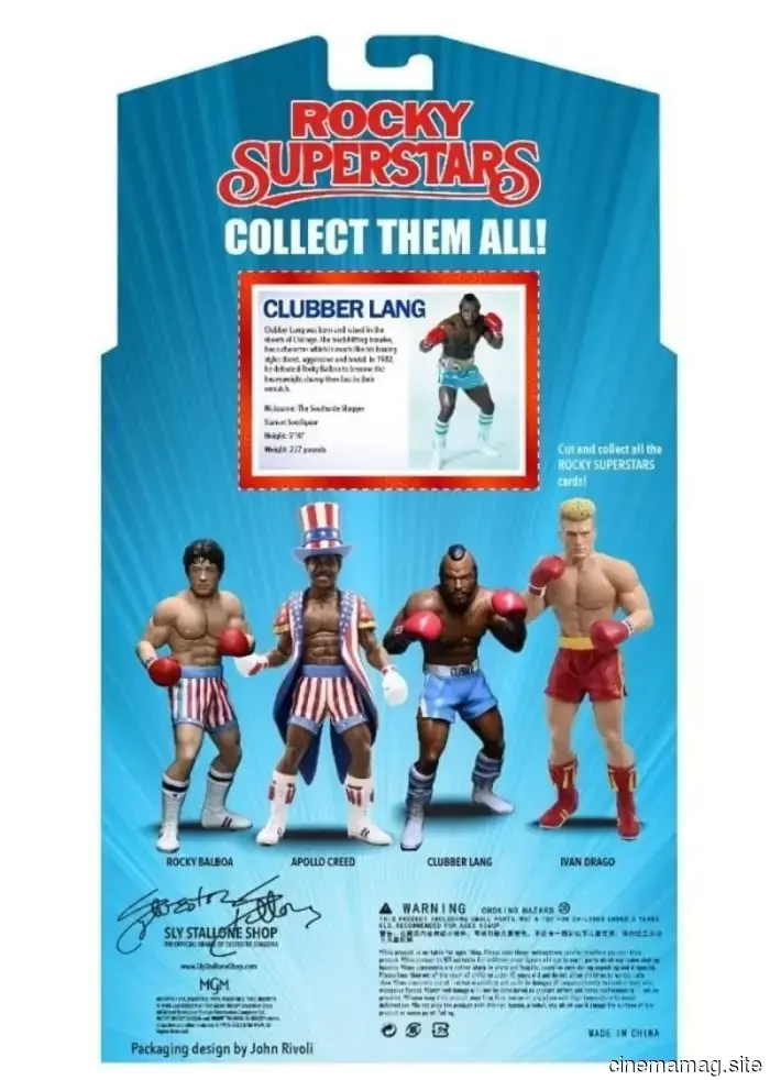 Sly Stallone Shop lancia la linea di action figure Rocky Superstars
