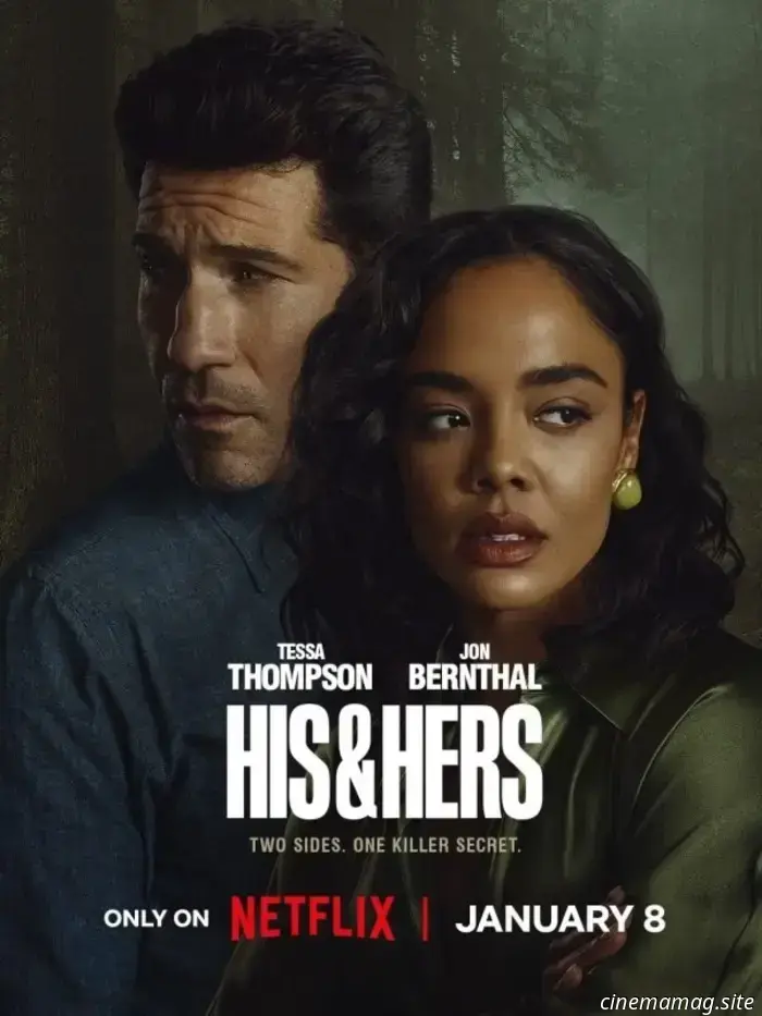 Tessa Thompson y Jon Bernthal se sospechan mutuamente en el tráiler del misterio "His & Hers" de Netflix.