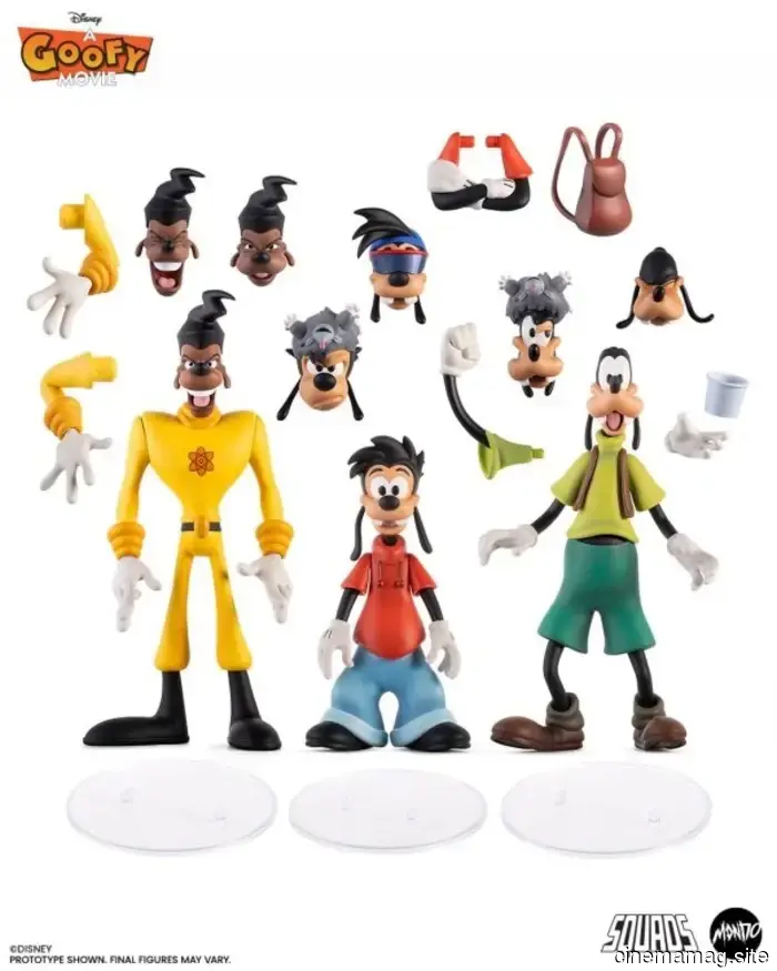 Mondo reveals a set of figures featuring Powerline, Max, and Goofy from A Goofy Movie.