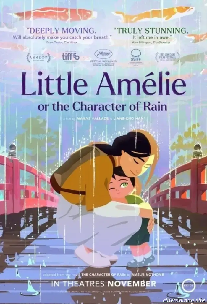 GKIDS releases a trailer for Little Amélie or the Character of Rain.