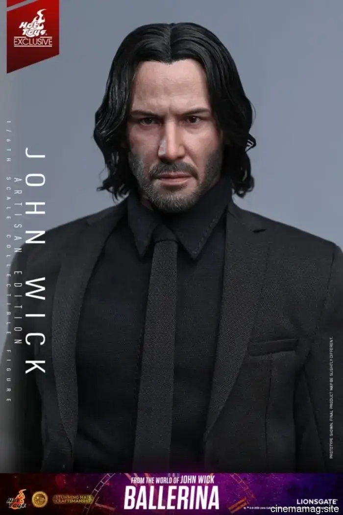 Hot Toys представляет фигурку Джона Уика в Арт-издании из фильма "Балерина"