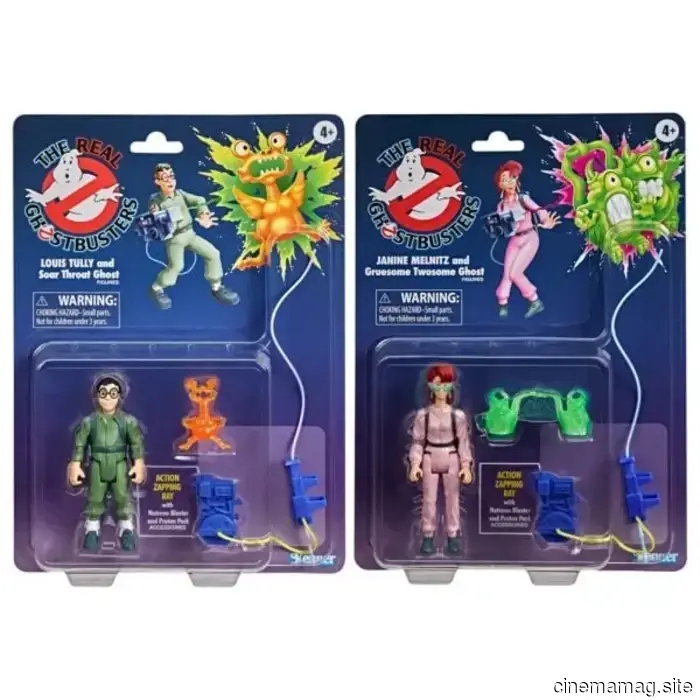 I veri acchiappafantasmi Janine Melnitz e Louis Tully confezione di action figure 2-pack svelata da Hasbro