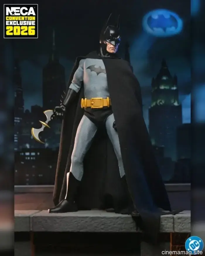 NECA honors the Dark Knight with a classic Batman action figure exclusive to conventions.