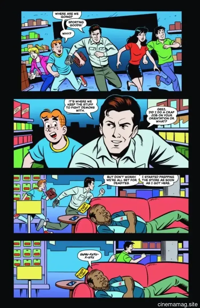 Vista previa del cómic – Archie X Ejército de las Tinieblas #4