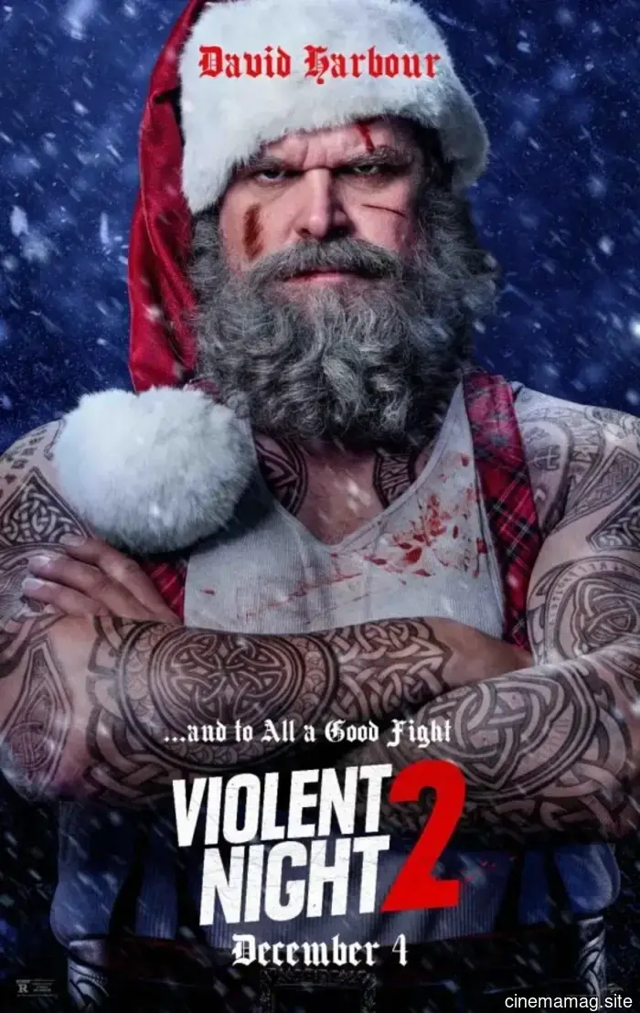 El Santa Claus de David Harbour está de vuelta en acción en el tráiler de Noche Violenta 2.