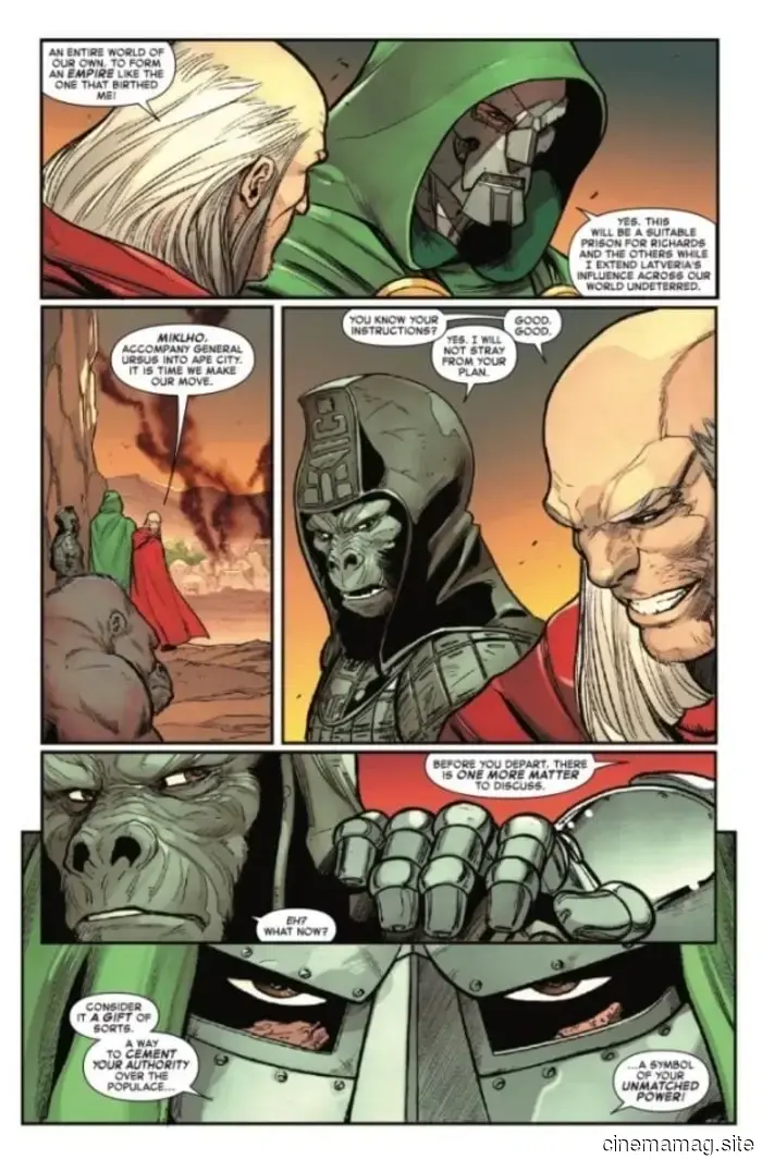 Vista previa del cómic – Planeta de los Simios vs. Cuatro Fantásticos #3