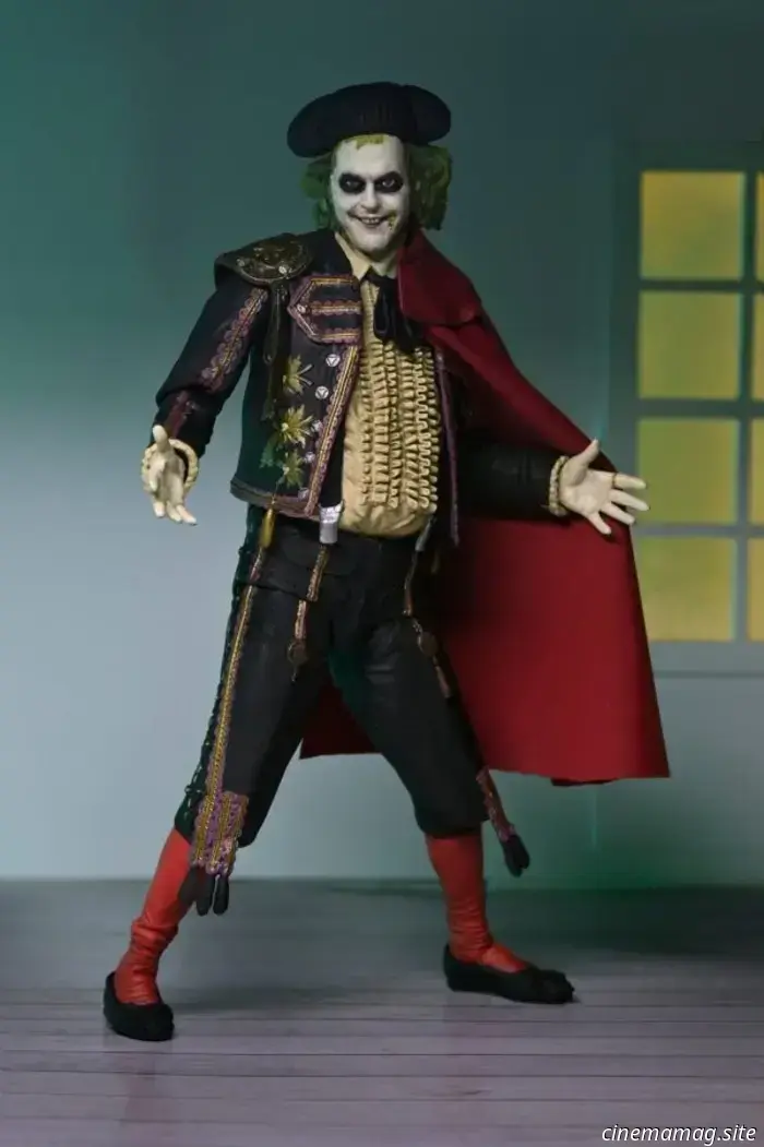 NECA reveals the Beetlejuice Ultimate Matador Beetlejuice & Sandworm 2-pack.