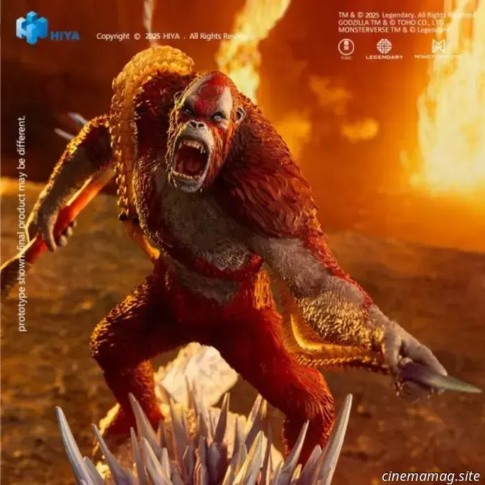 Скар Кинг из Godzilla x Kong получает коллекционную фигурку из серии Stylist от Hiya Toys.