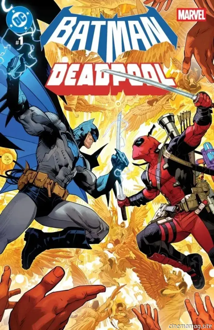 Marvel and DC unveil crossovers featuring Batman and Deadpool.