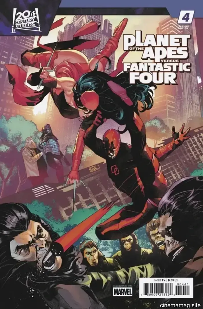 Comic Book Teaser – Planet of the Apes vs. Fantastic Four #4