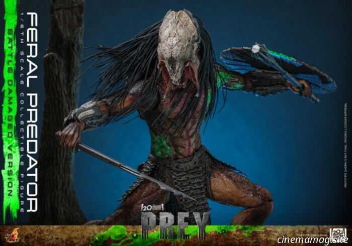 Hot Toys ha svelato l'action figure in scala 1/6 del Feral Predator di Prey (versione con danni da battaglia).