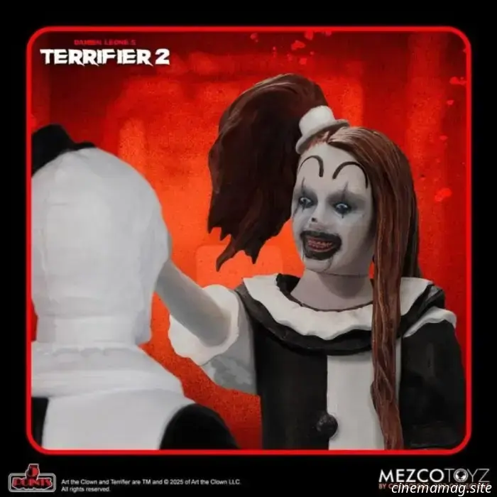 Art the Clown and The Little Pale Girl are added to Mezco’s 5 Points collection with the Terrifier 2 action figure set.