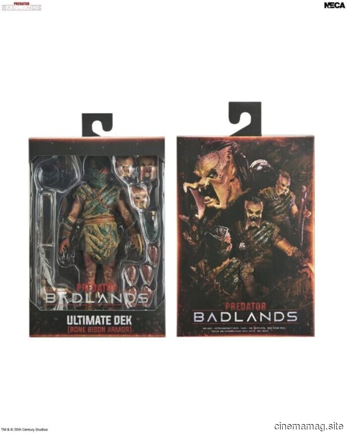Predator: figura Badlands Ultimate Dek (armadura de hueso de bisonte) presentada por NECA
