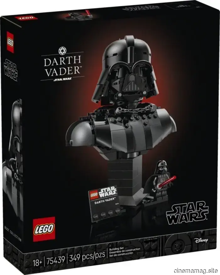 Official unveiling of LEGO Star Wars Yoda and Darth Vader busts.