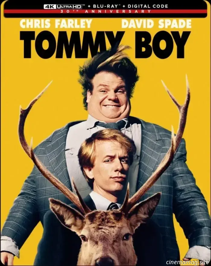 Tommy Boy is released in 4K Ultra HD to celebrate its 30th anniversary.