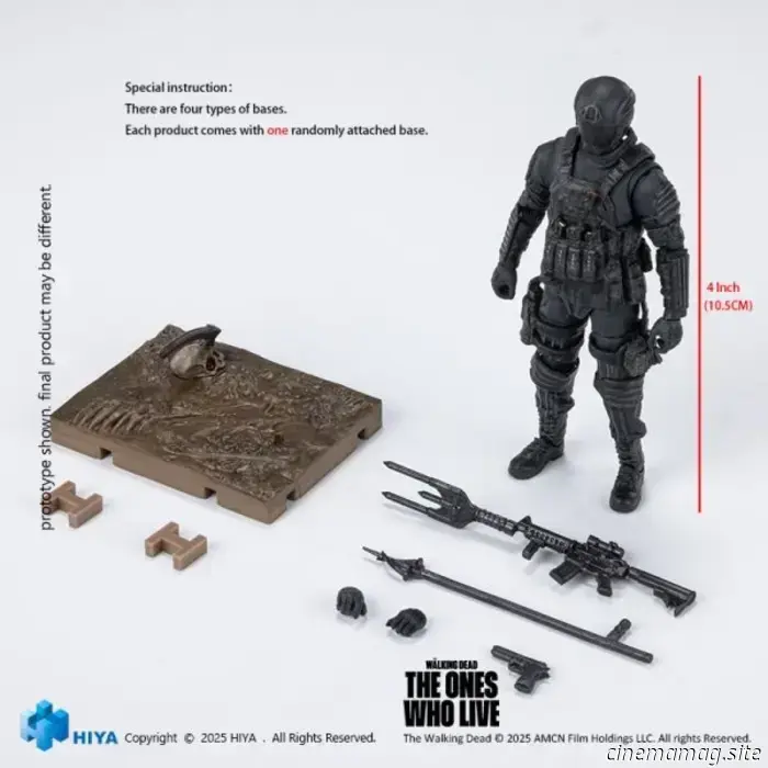 Hiya Toys has revealed the exquisite mini series figure of the CRM Soldier from The Walking Dead: The Ones Who Live.