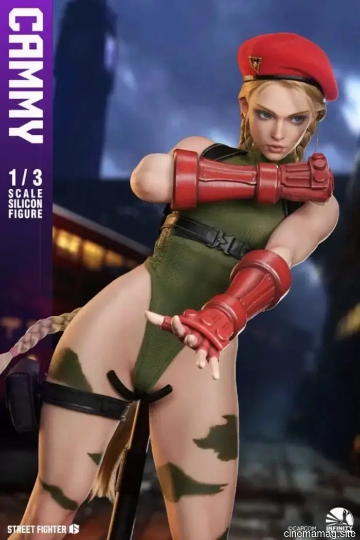 Cammy receives a high-quality 1:3 scale silicon figure from Street Fighter 6, produced by Infinity Studio.