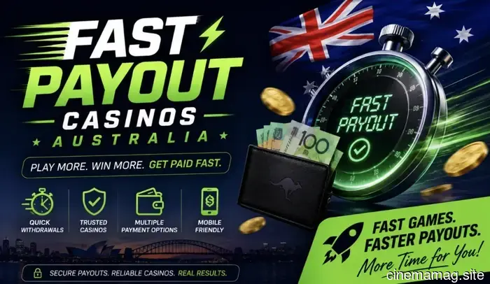 Casinos de Pago Rápido en Australia para Dinero Real y Máquinas Tragamonedas - Mejores 5 Sitios 2026 - Revista MovieMaker