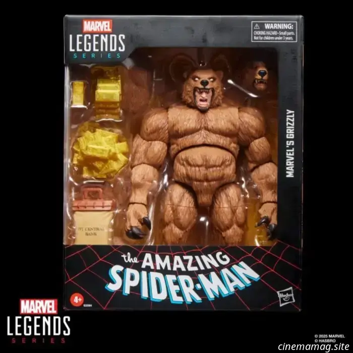 Il villain di Spider-Man Grizzly si unisce alla serie Marvel Legends di Hasbro con una action figure deluxe.