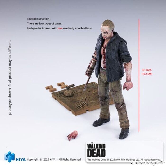 Hiya Toys has revealed the exquisite mini series figure of Merle Dixon (Walker Version) from The Walking Dead.