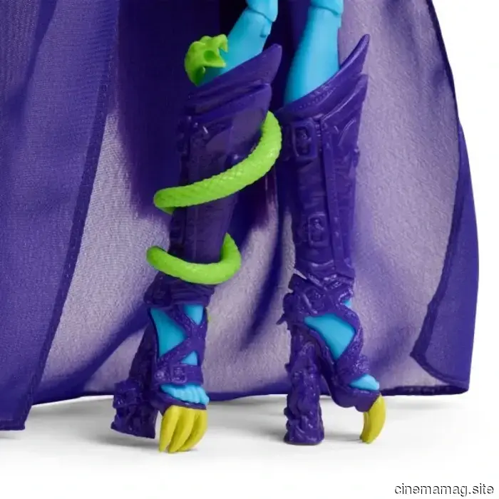 Skeletor receives the Monster High Skullector makeover in a Masters of the Universe crossover doll.