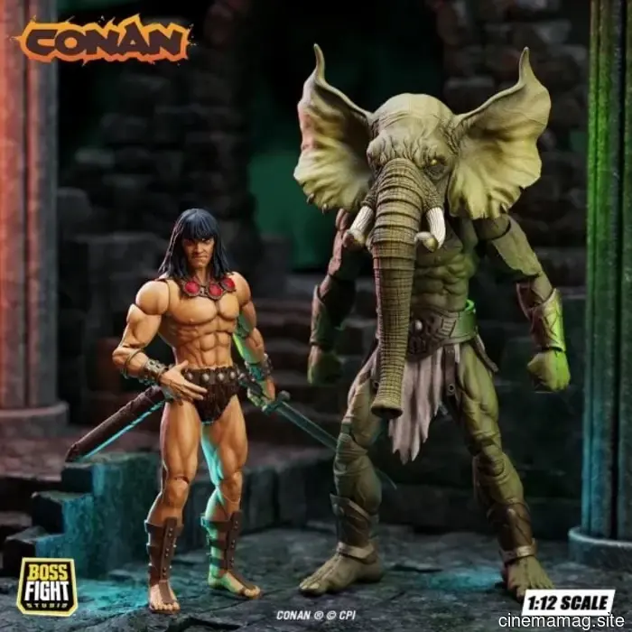 Эпические H.A.C.K.S. Фигурки в действии Young Conan и Yag-Kosha в упаковке из 2 штук, выпущенные Boss Fight Studio