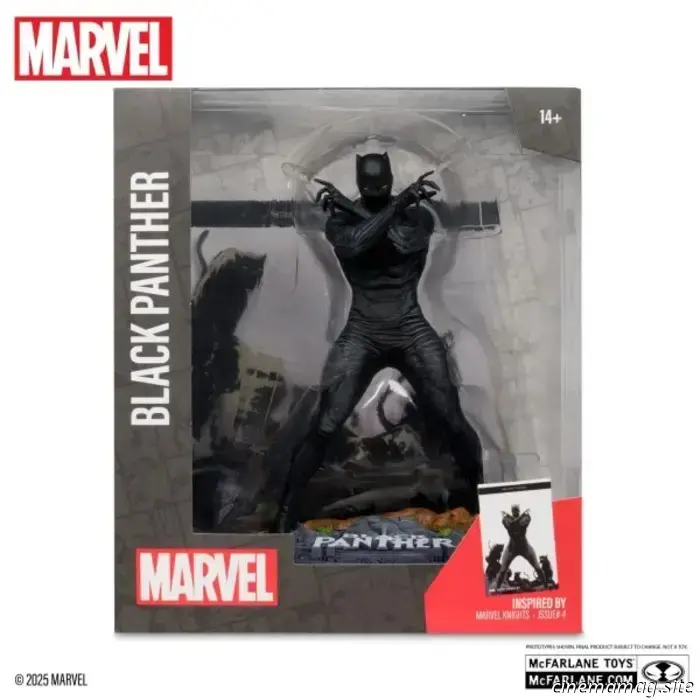 McFarlane Toys has revealed new Marvel collectibles featuring Spider-Man, Black Panther, The Thing, and Beast.
