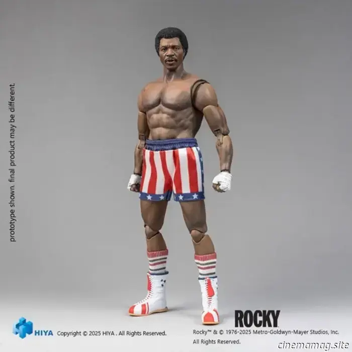 Apollo Creed lancia la linea di action figure Rocky Exquisite Super Series di Hiya Toys