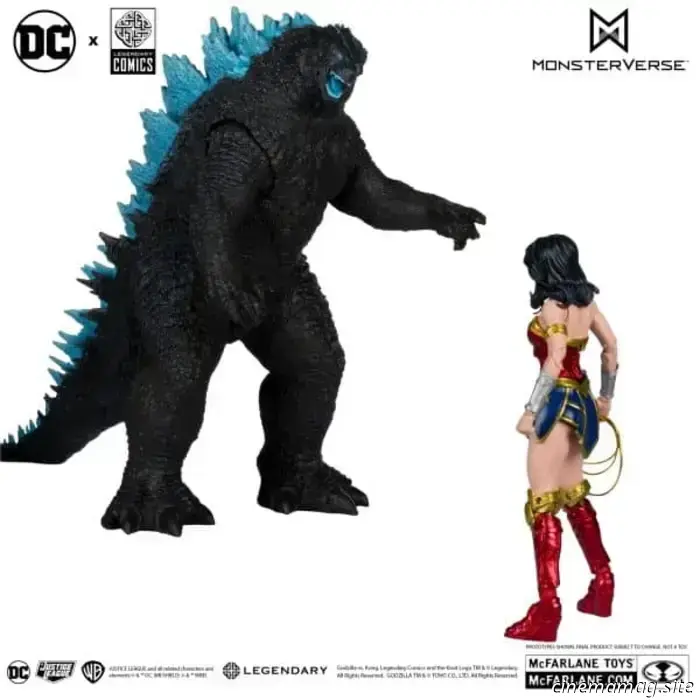 Il 2-pack McFarlane DC Multiverse Wonder Woman vs. Godzilla è stato ufficialmente svelato