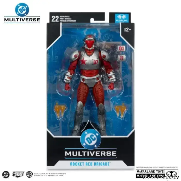Superman, Wally West, Ice e la Brigata Rocket Red: le figure DC Multiverse svelate da McFarlane