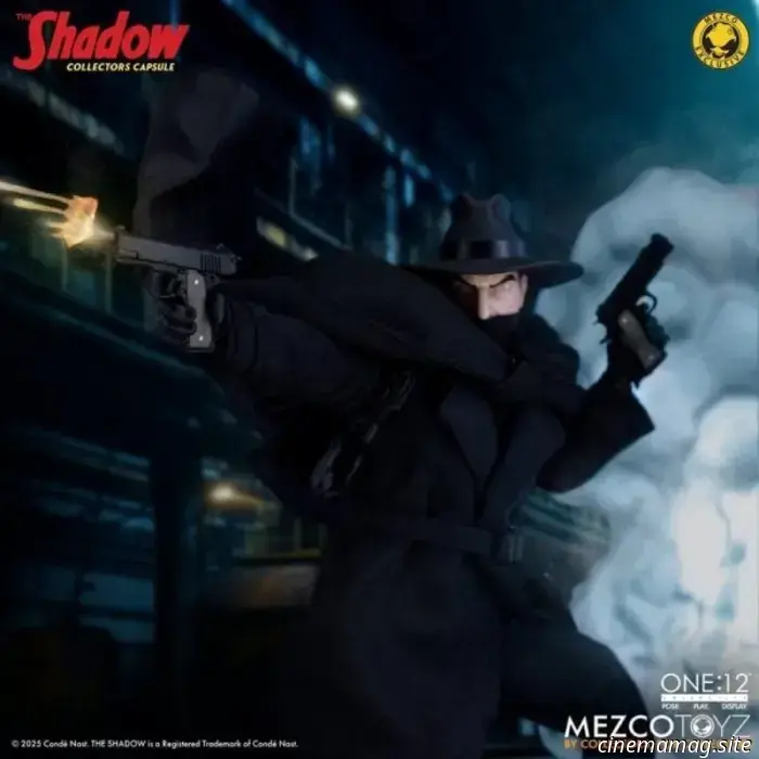 The Shadow becomes part of Mezco Toyz's One:12 Collective series with a sixth scale figure.