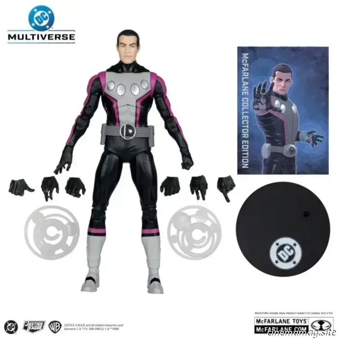 McFarlane Toys has revealed new DC Multiverse figures featuring Zatanna, Detective Chimp, Professor Pyg, Elongated Man, Cosmic Boy, and Blackhawk.
