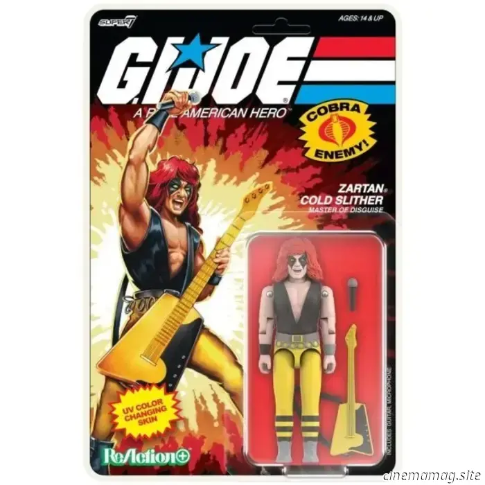Reveals for Wave 3 of Super 7's G.I. Joe Reaction+ feature Arctic Cobra Commander and Cartoon Snake Eyes.