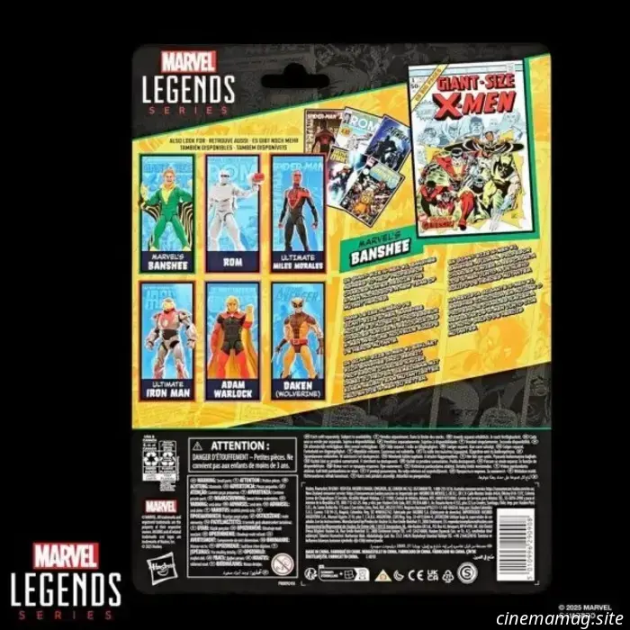 Hasbro has unveiled new additions to its Marvel Legends Series inspired by comics, featuring Rom, Daken, Adam Warlock, and others.