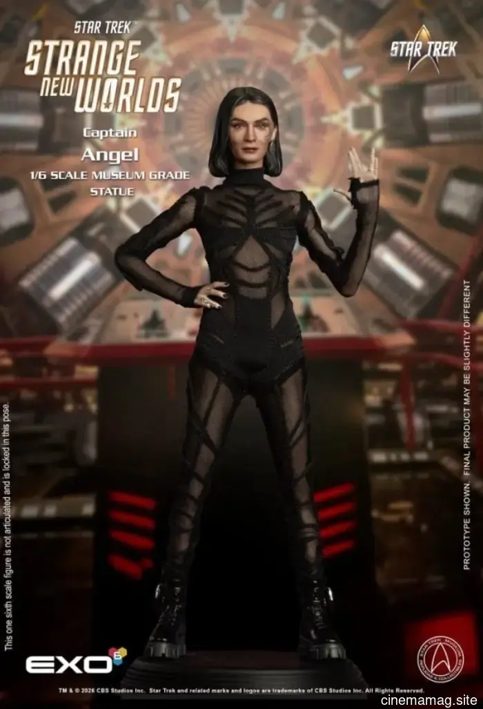 EXO-6 has revealed the sixth scale statue of Captain Angel from Star Trek: Strange New Worlds.