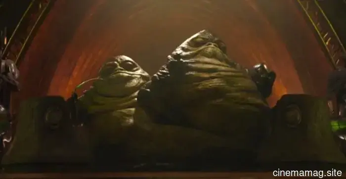 Clips from Star Wars: The Mandalorian and Grogu showcase Sigourney Weaver, the Hutt Twins, and a Din Djarin without his helmet.