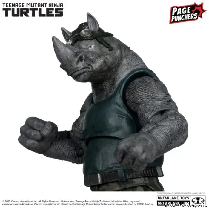 McFarlane Toys has revealed new Teenage Mutant Ninja Turtles Page Punchers figures.