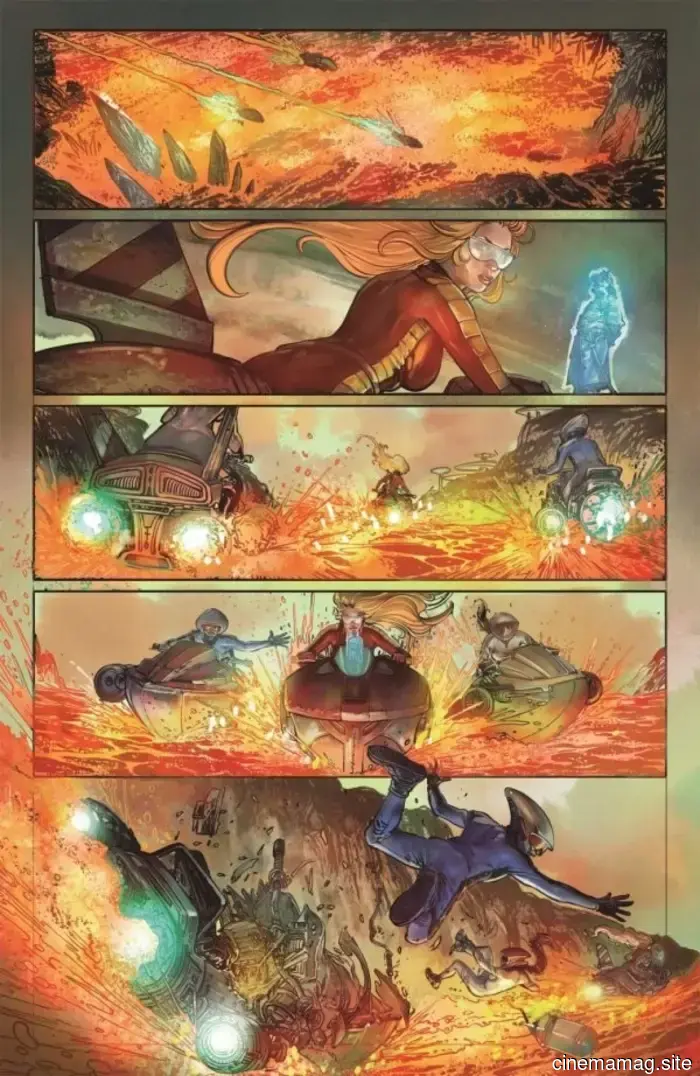 Dai un primo sguardo a Red Sonja / Barbarella #1 con un'anteprima esclusiva.
