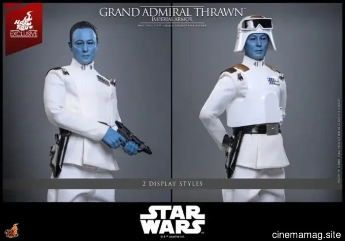 L'Grand Admiral Thrawn indossa un'armatura imperiale per l'ultima figura in scala sesta di Star Wars di Hot Toys.