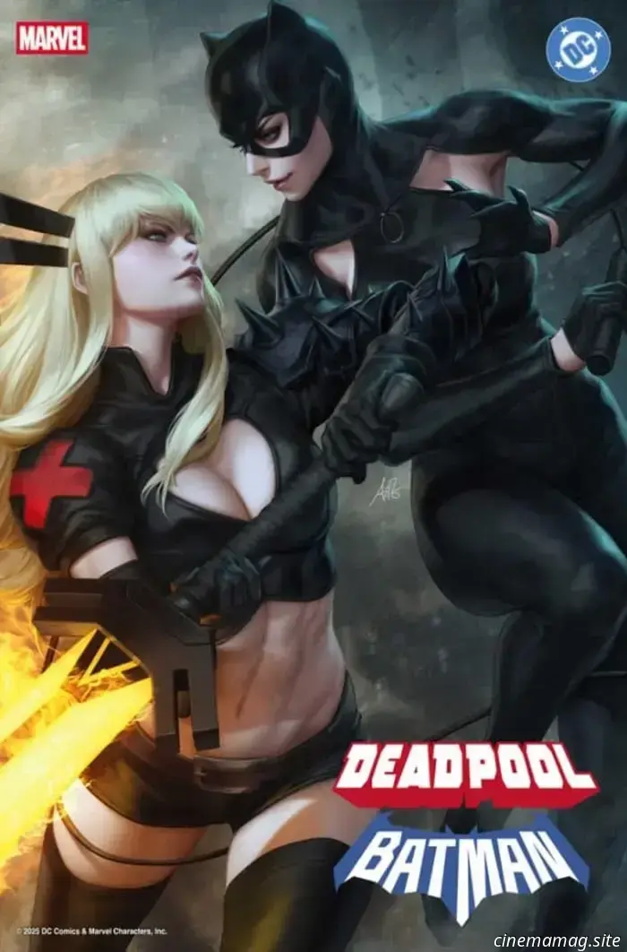 Варианты обложек Deadpool/Batman №1 предлагают больше сопоставлений Marvel и DC