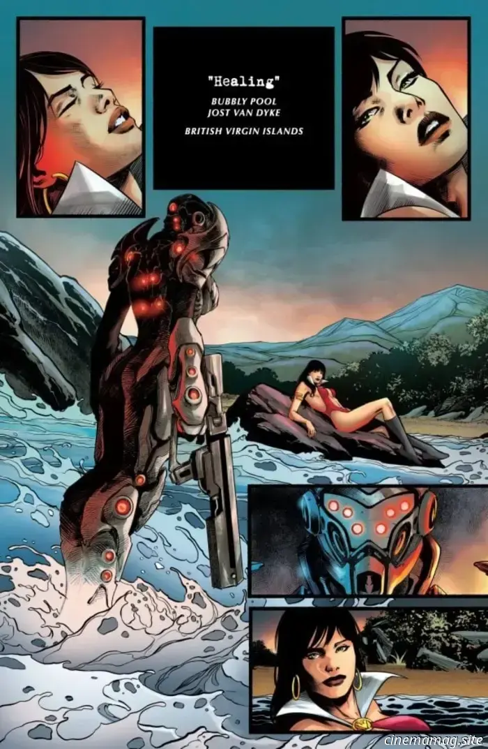 Dynamite Entertainment publica Vampirella #7 el miércoles, y a continuación te ofrecemos la vista previa oficial del número… Tras el devastador desenlace de “The Long Night”, una desconsolada Va…