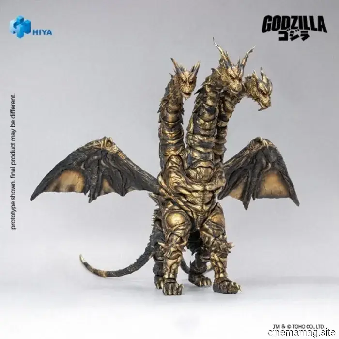 Hiya Toys lancia Keizer Ghidorah con la figura della serie Exquisite Basic di Godzilla: Final Wars