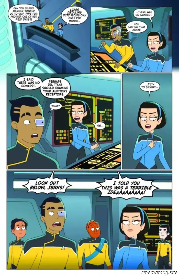 Star Trek: Lower Decks #7 - Avance del cómic